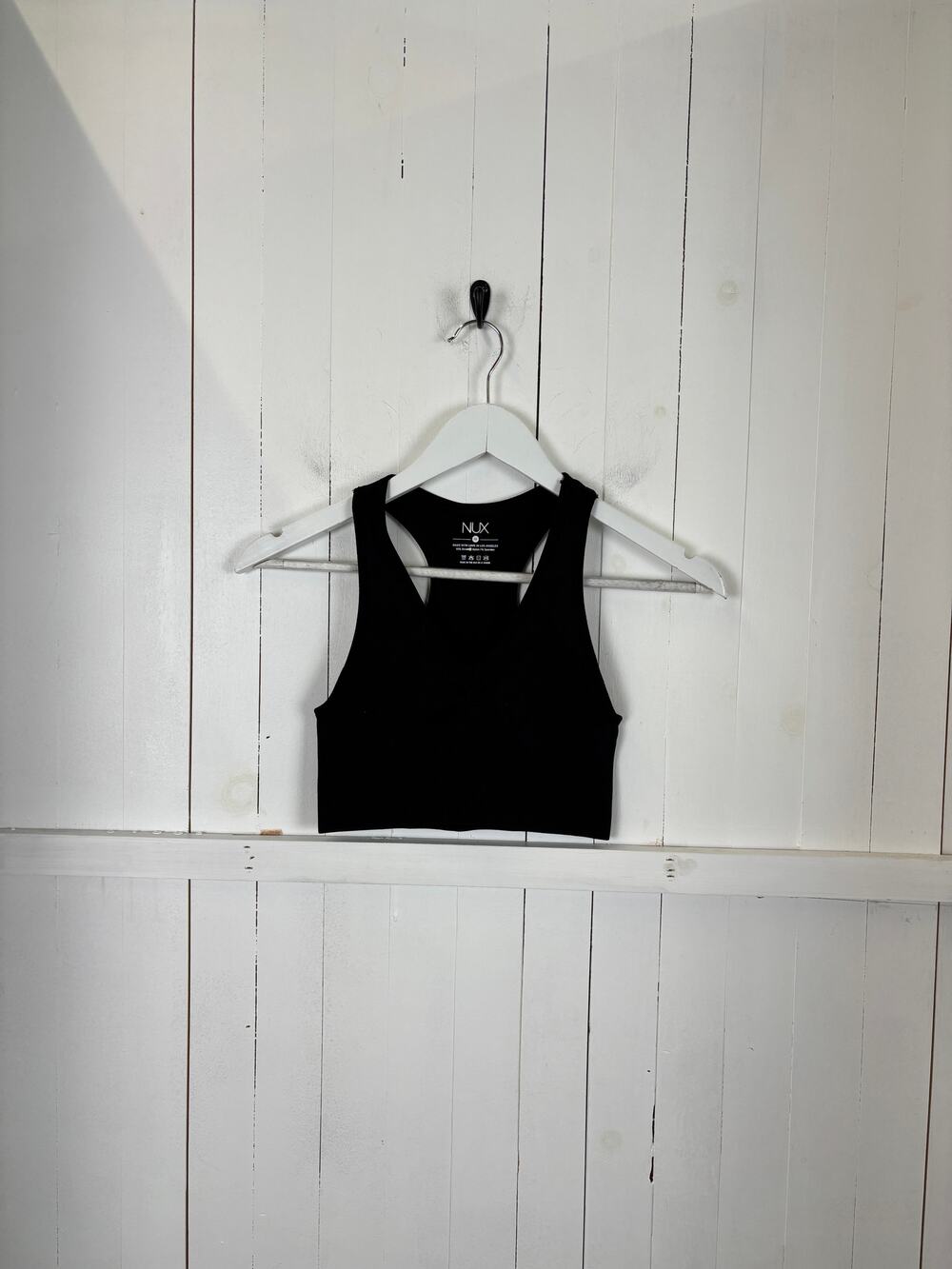 Nux Sports Bra Black M Sensil New Without Tags